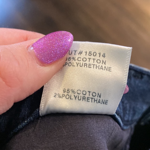 J Brand Ruby Silverpool Jeans Step Hem Silver Dipped 26 EUC - Picture 10 of 12